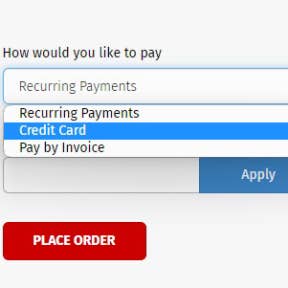 Make the payment.