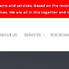 Hover over "Services."