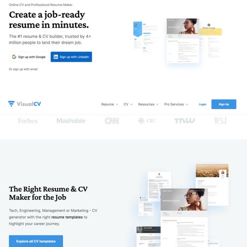 How to Create a Resume on VisualCV:
