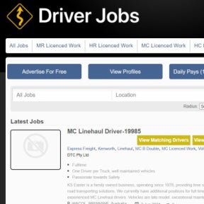 Target job boards dedicated to HR drivers and truckers.
