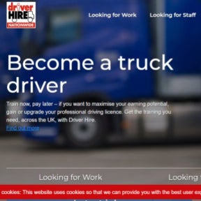 Target job boards dedicated to HGV drivers and truckers.