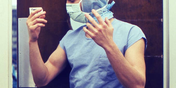 nurse preparing for clients