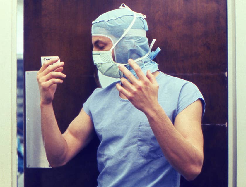 nurse preparing for clients
