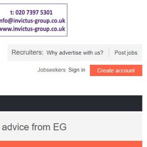 Navigate to the recruiter's page.