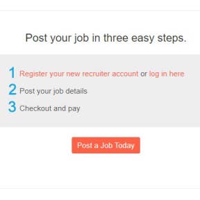 Click "Post a Job Today."
