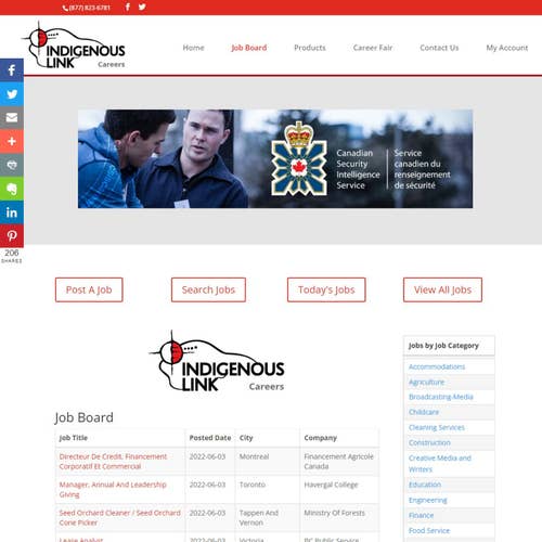 How to Post a Job on Indigenous Link: