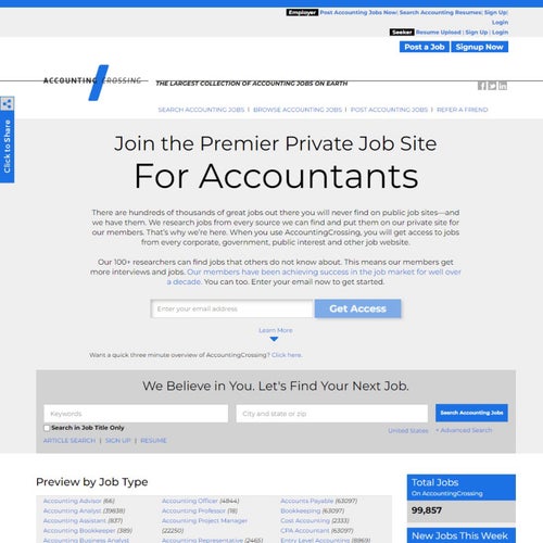 How to Post a Job on AccountingCrossing: