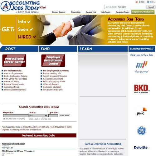 How to Post a Job on AccountingJobsToday.com: