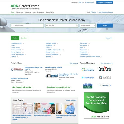 How to Post a Job on ADA CareerCenter: