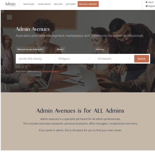 How to Post a Job on Admin Avenues: