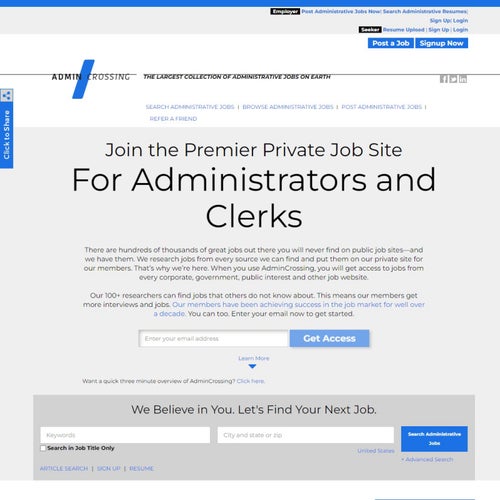How to Post a Job on AdminCrossing: