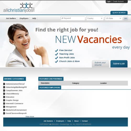 ChristianJobs.com - Job Search, Christian, Employment, Online, Find Job,  Listings, Business, Ministry, Nonprofit Jobs