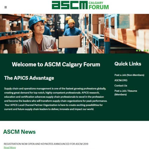 How to Post a Job on the ASCM Calgary Forum: