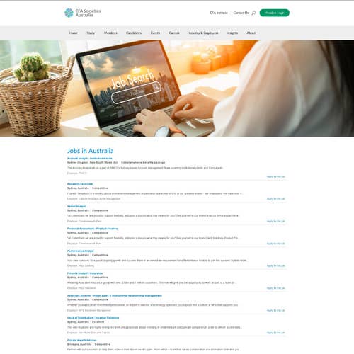 How to Post a Job on CFA Societies Australia: