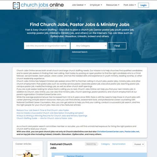 How to Post a Job on Church Jobs Online: