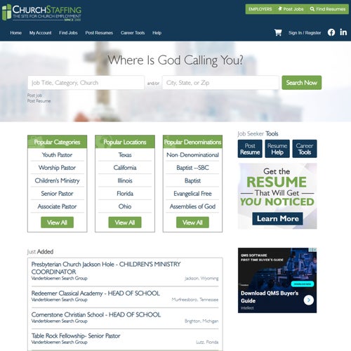 How to Post a Job on ChurchStaffing: