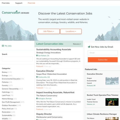 How to Post a Job on Conservation Job Board:
