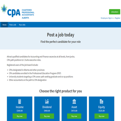 How to Post a Job on CPA Alberta: