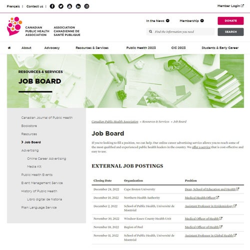 How to Post a Job on CPHA Job Board: