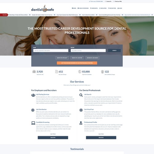 How to Post a Job on DentistJobCafe.com: