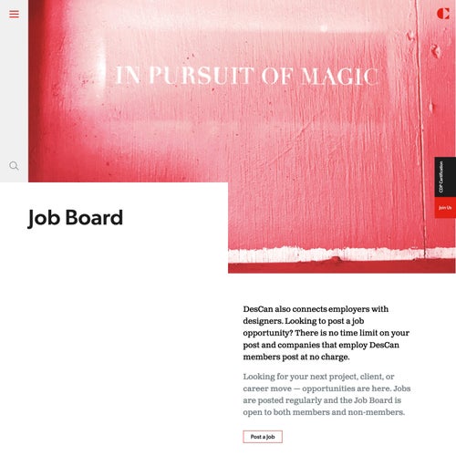 How to Post a Job on the DesCan Job Board:
