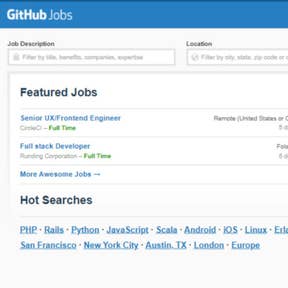 Click "Post a job" on the home page.