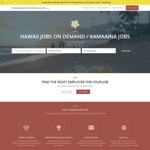 How to Post a Job on Hawaii Jobs On Demand: