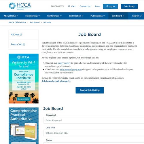How to Post a Job on HCCA Job Board: