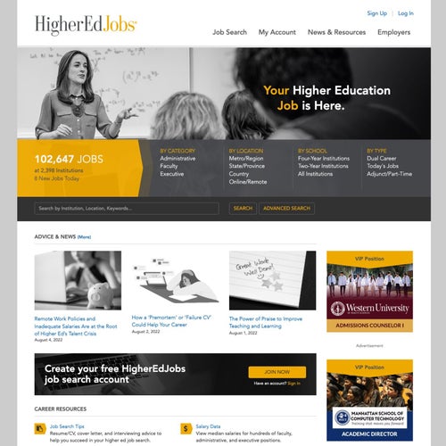 How to Post a Job on HigherEdJobs:
