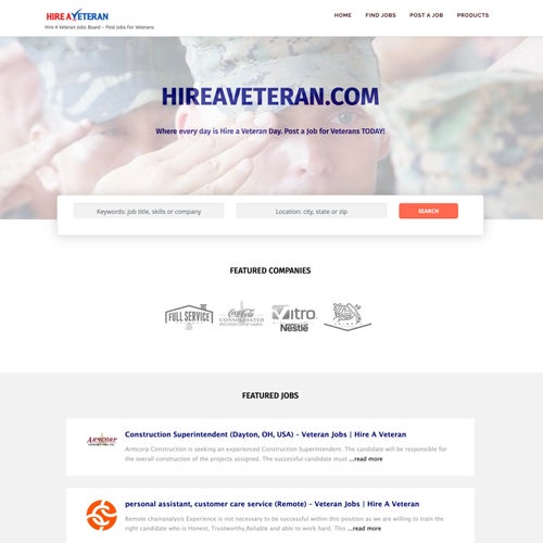How to Post a Job on Hire a Veteran: