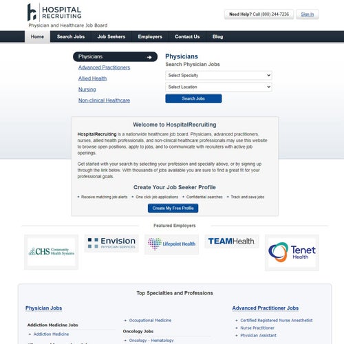 How to Post a Job on HospitalRecruiting.com: