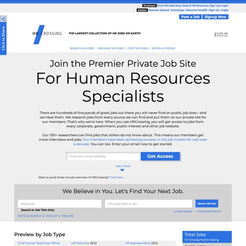 How to Post a Job on HRCrossing: