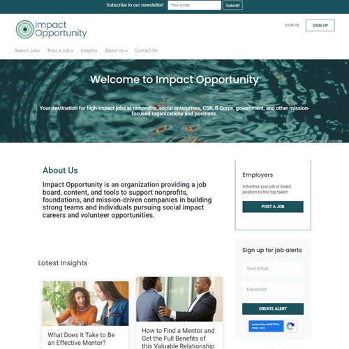 How to Post a Job on Impact Opportunity: