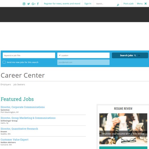How to Post a Job on the IA Career Center: