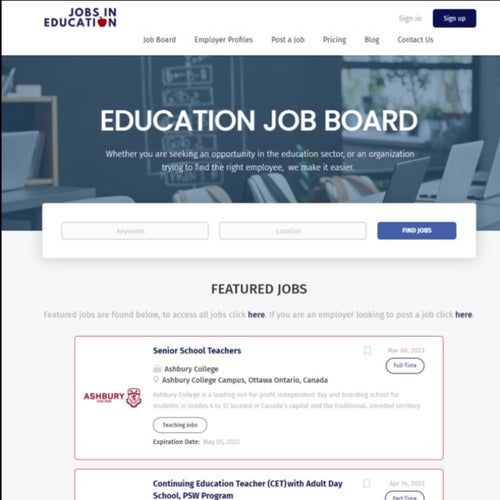 How to Post a Job on Jobs in Education: