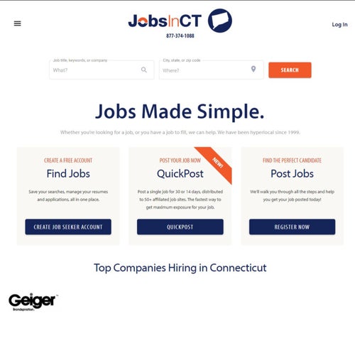 JobsInCT.com