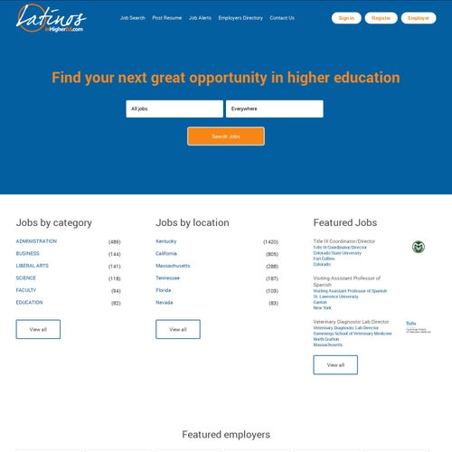 How to Post a Job on LatinosinHigherEd.com: