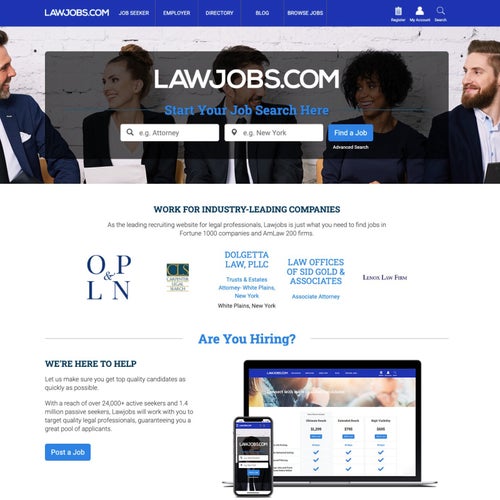 How to Post a Job on Lawjobs.com: