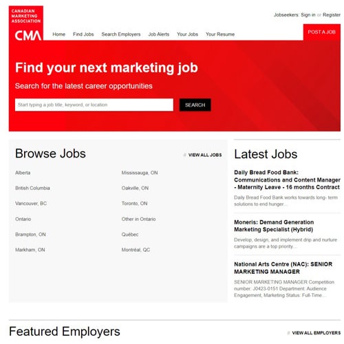 How to Post a Job on MarketingJobsCA: