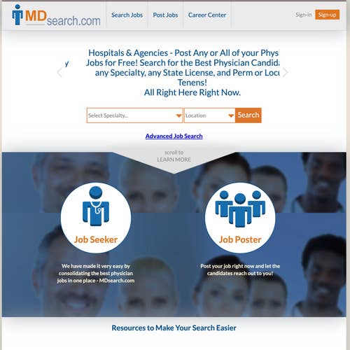 How to Post a Job on MDsearch.com: