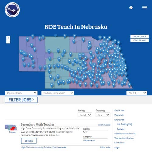How to Post a Job on NDE Teach In Nebraska:
