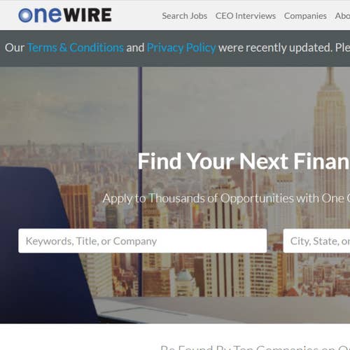 How to Post a Job on OneWire: