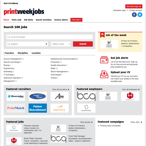 How to Post a Job on PrintWeek Jobs: