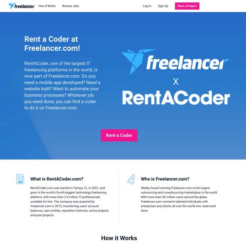 How to Post a Project on RentACoder/Freelancer: