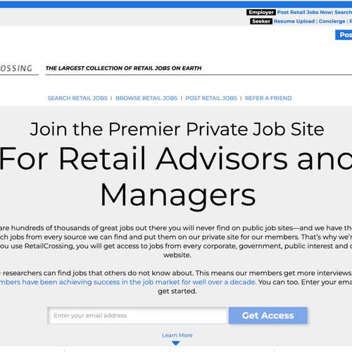 How to Post a Job on Retail Crossing: