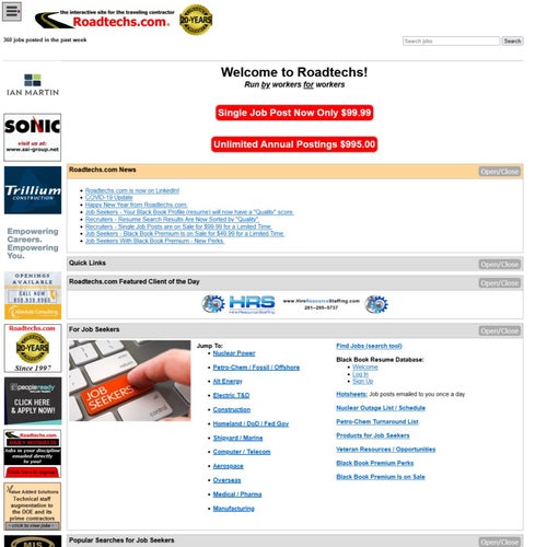 How to Post a Job on Roadtechs.com: