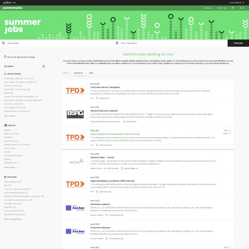 How to Post a Job on Summerjobs.ca: