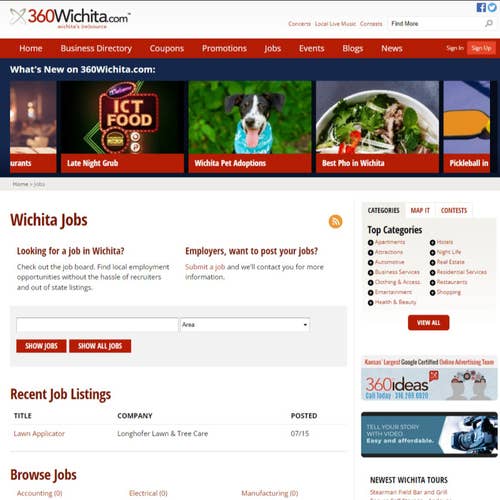 How to Post a Job on the 360Wichita.com Job Board: