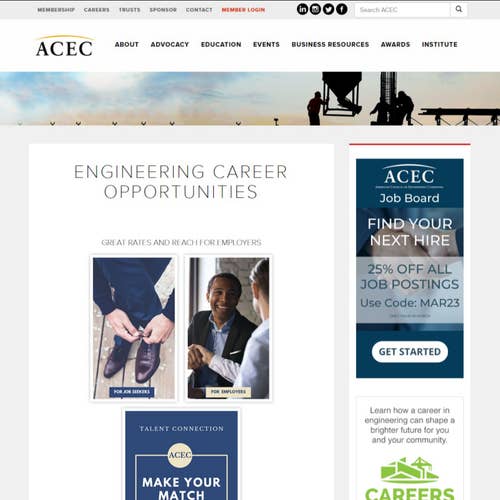 How to Post a Job on the ACEC Job Board:
