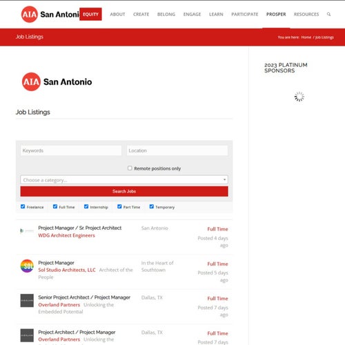 How to Post a Job on AIA San Antonio Job Board: